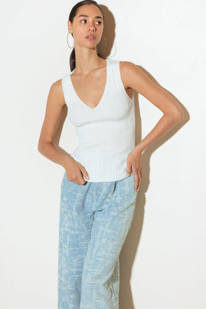 WALK ON THE BRIGHT SIDE TANK TOP.