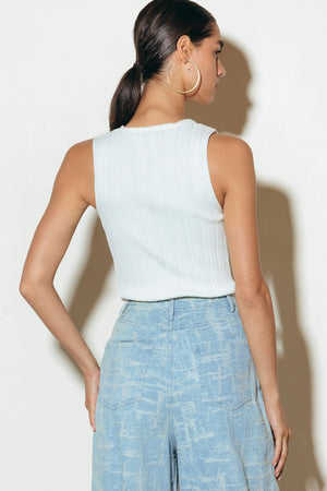 WALK ON THE BRIGHT SIDE TANK TOP.
