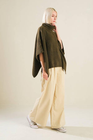 THE ONLY REASON SWEATER KNIT PONCHO.