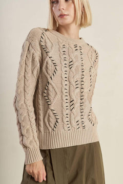 LITTLE BIT IN LOVE SWEATER KNIT TOP.