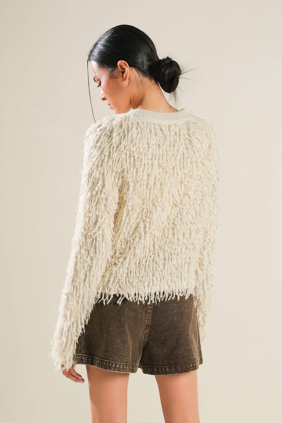 LIVE IN THE NOW SWEATER CARDIGAN.