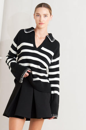 TIMELESS CHARM SWEATER TOP.