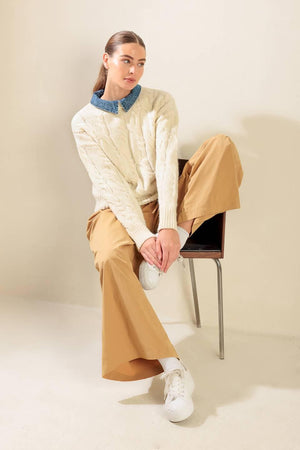 TOTALLY SMITTEN PULLOVER SWEATER TOP.