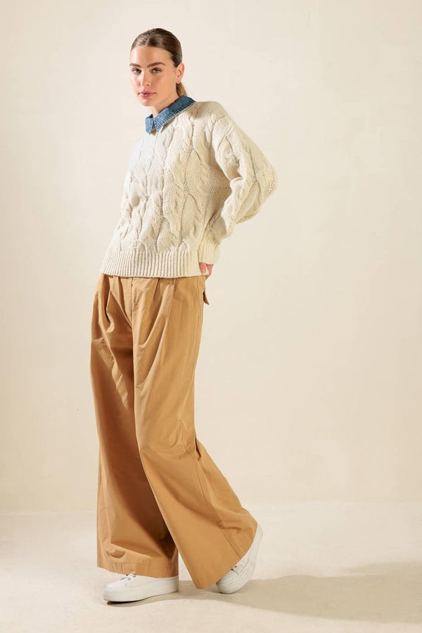 TOTALLY SMITTEN PULLOVER SWEATER TOP.