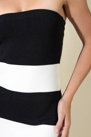 ROMANTIC AFTERNOON SWEATER MIDI TUBE DRESS.