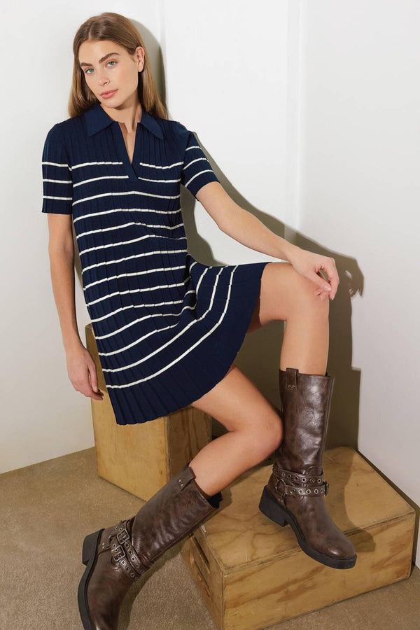 RUSTIC DREAM SWEATER MINI DRESS - Flying Tomato - SWEATERS - Freemarket