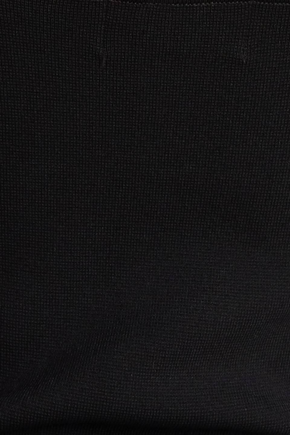 A sweater top featuring square neckline, sleeveless and button front detail