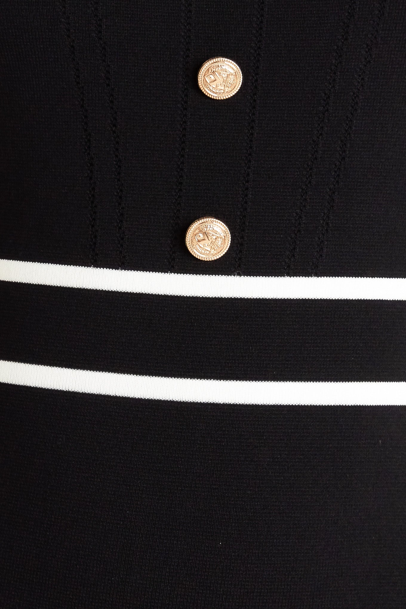 A sweater knit midi dress featuring square neckline, short sleeve and front button detail