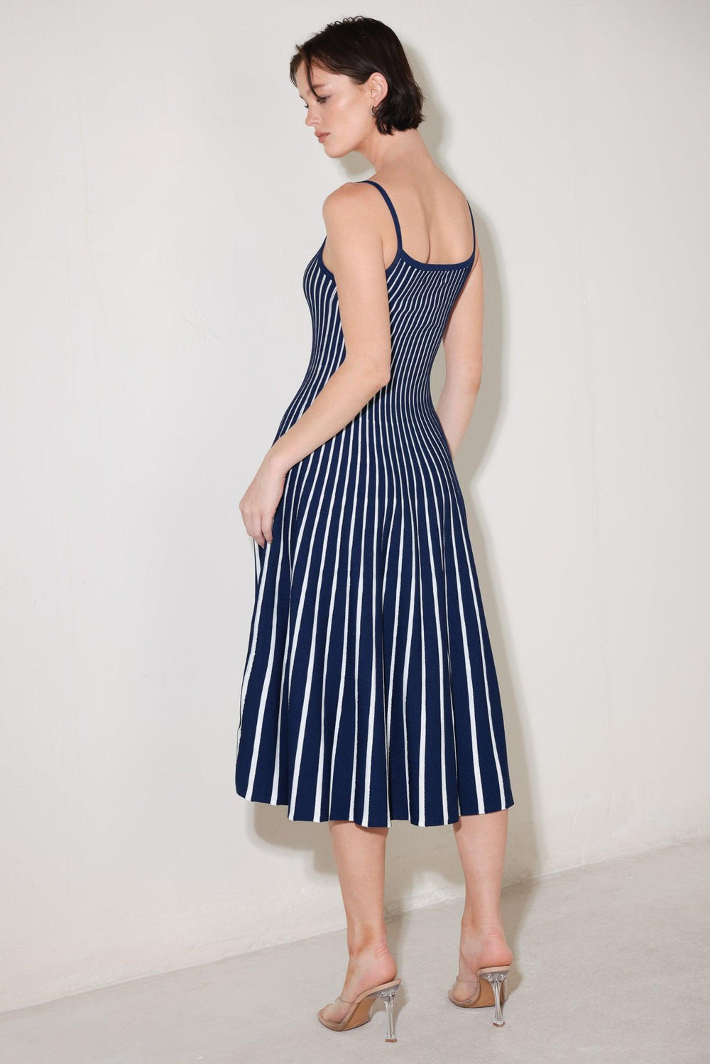 BOARDWALK BEAUTY SWEATER MIDI DRESS.