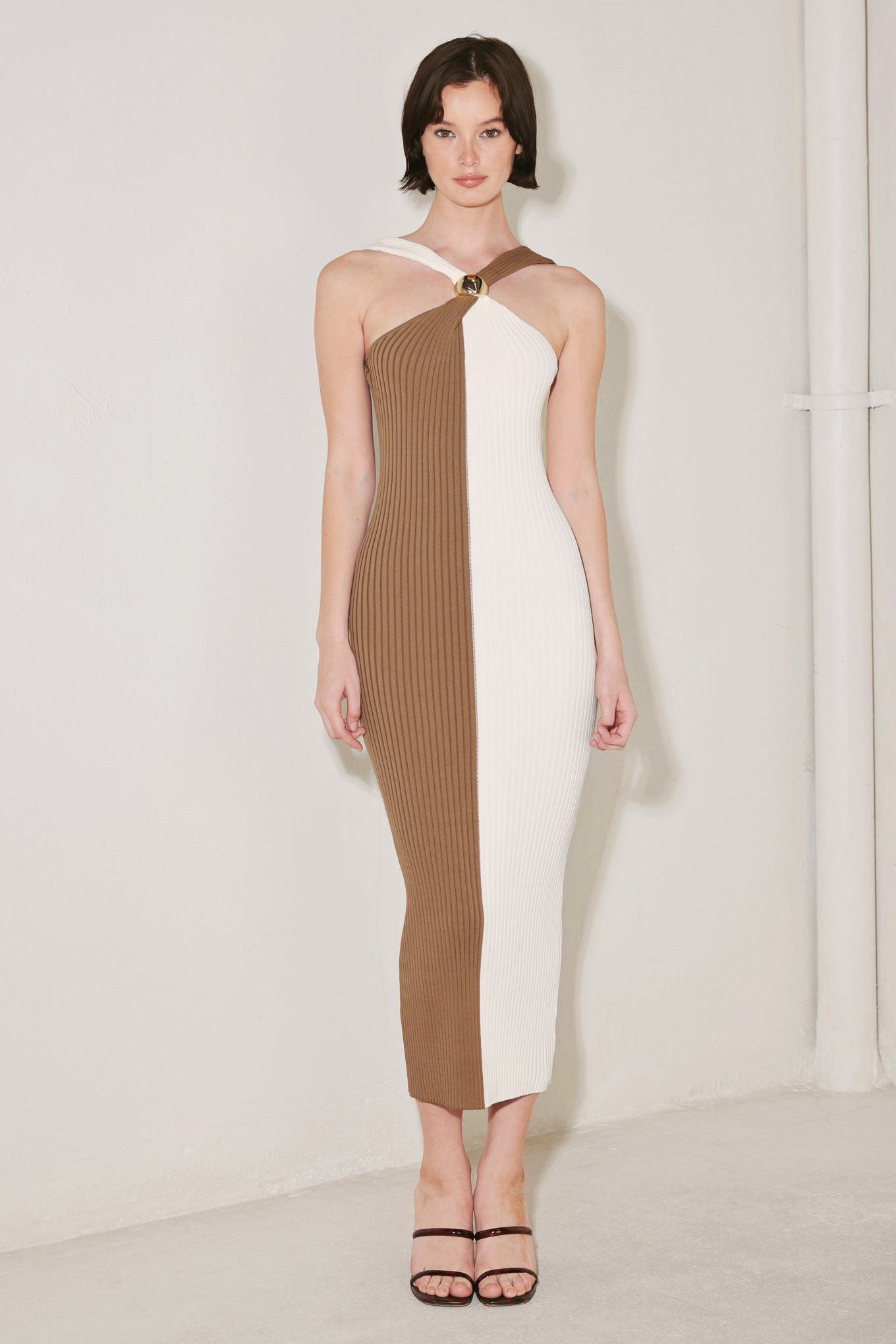 HEADLINER ENERGY SWEATER KNIT MIDI DRESS