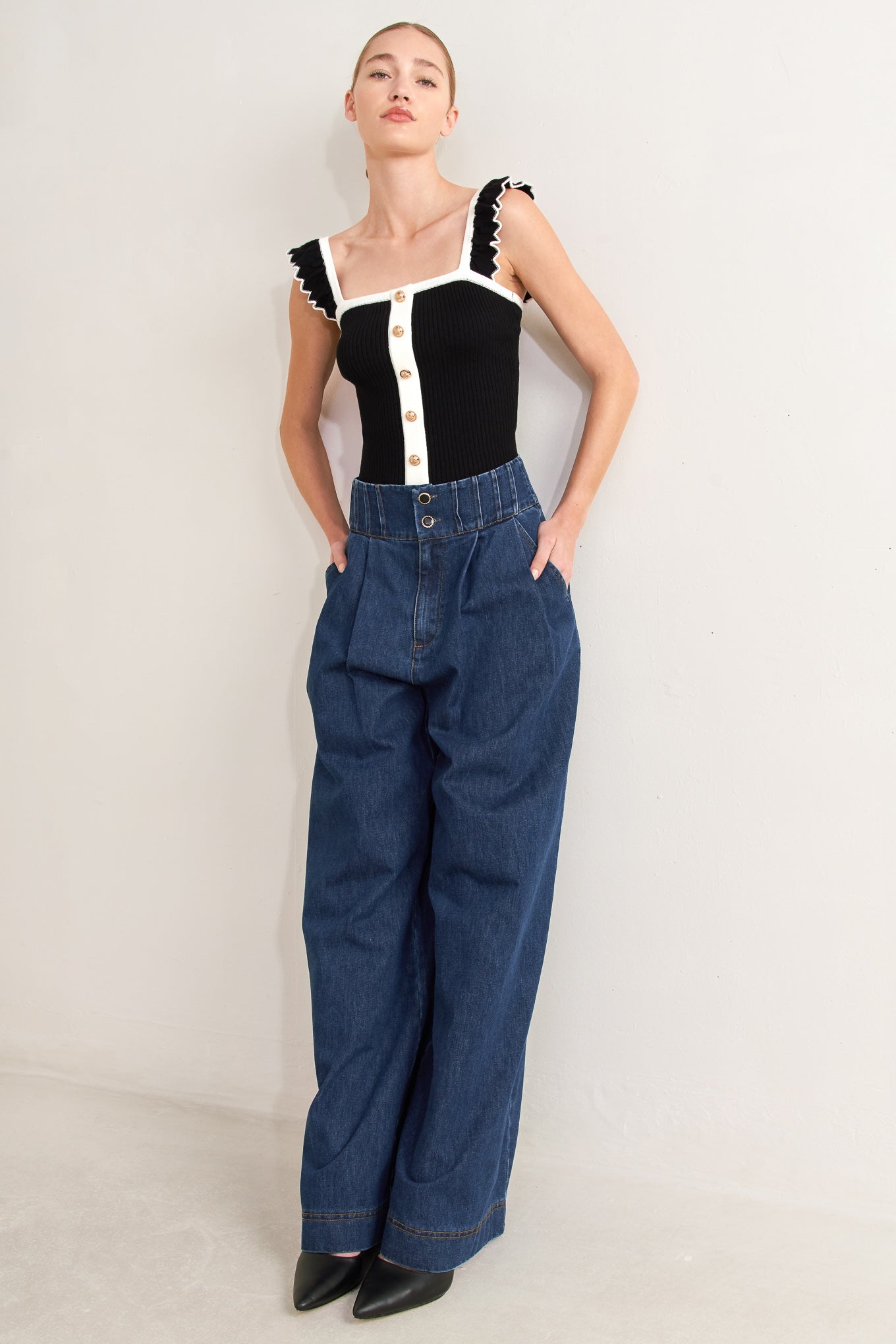 COFFEE DATE CHIC SWEATER KNIT TOP