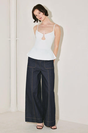 AFTER HOURS ICON SWEATER KNIT CAMI TOP.