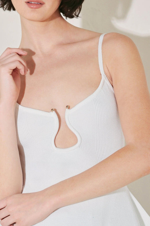 AFTER HOURS ICON SWEATER KNIT CAMI TOP.