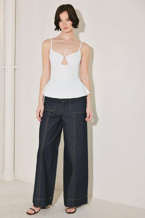 AFTER HOURS ICON SWEATER KNIT CAMI TOP.
