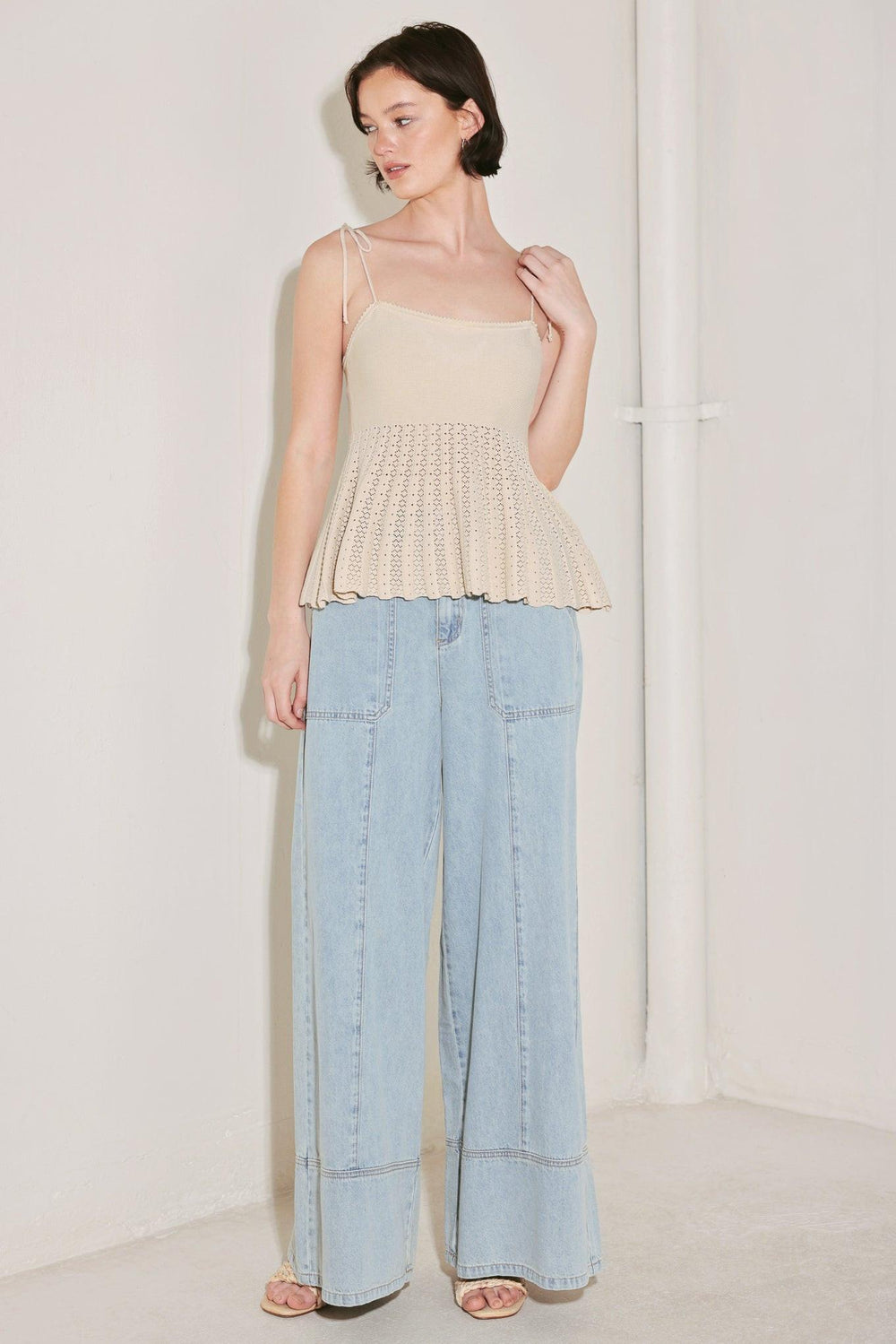 SWEET ESCAPE MOOD SWEATER KNIT TOP.