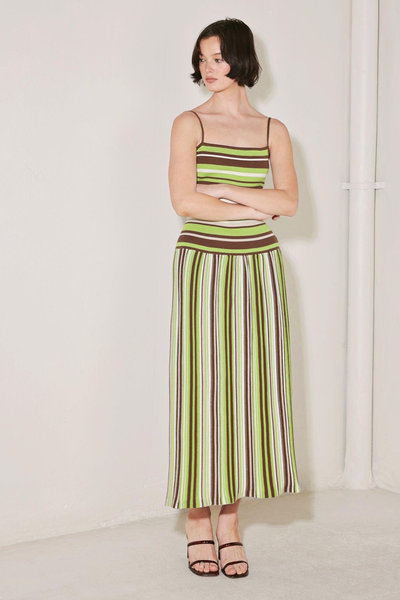 FESTIVAL FREQUENCY SWEATER KNIT MIDI DRESS.