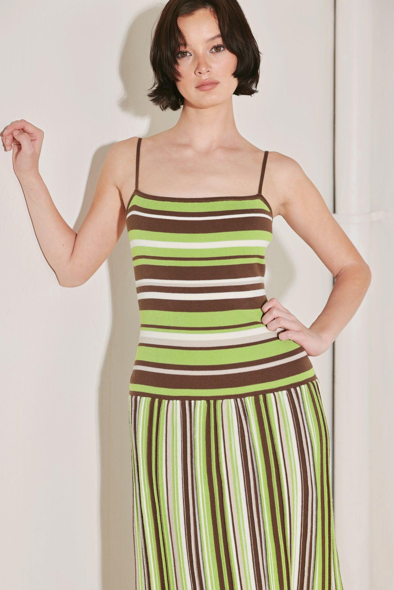 FESTIVAL FREQUENCY SWEATER KNIT MIDI DRESS.