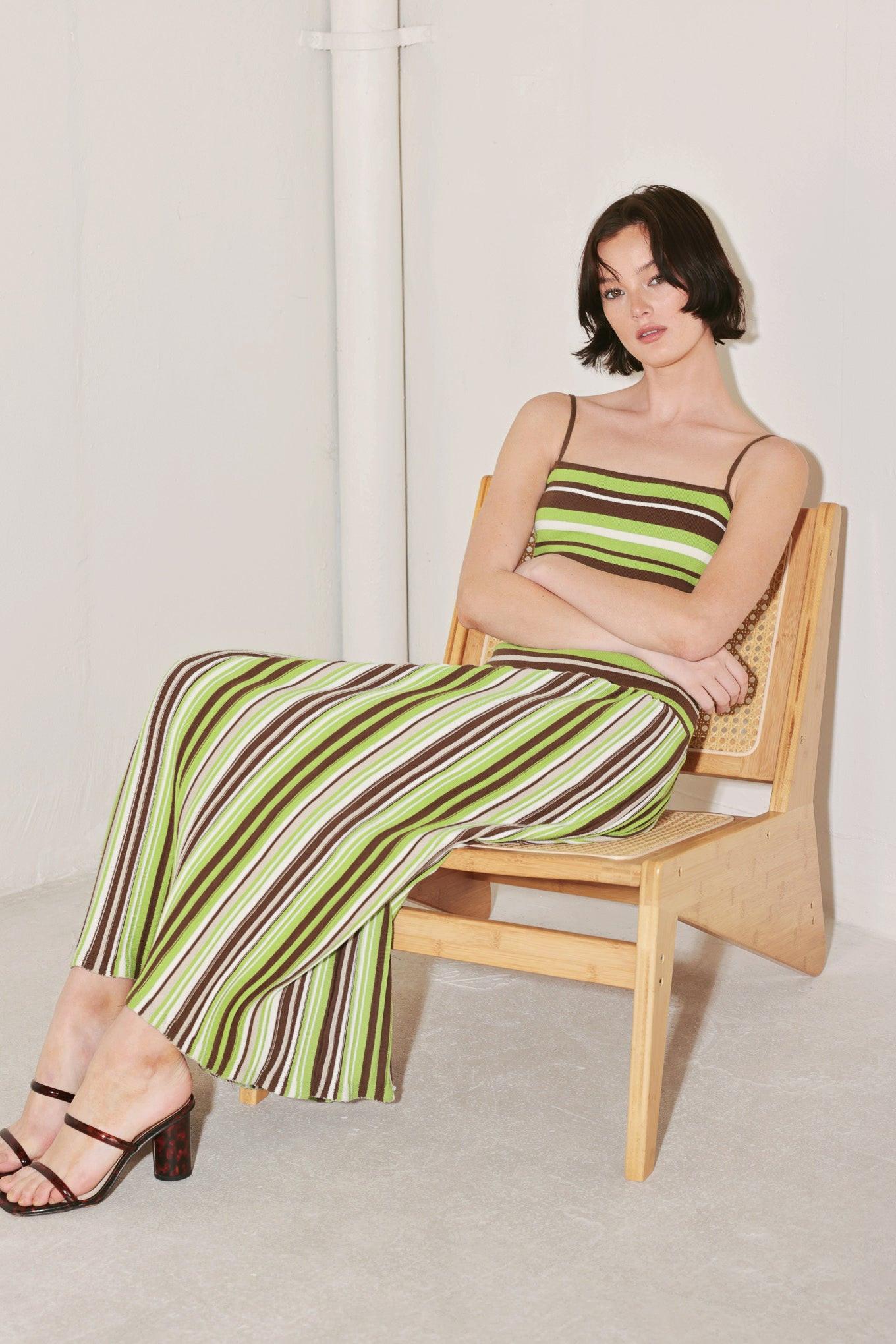 FESTIVAL FREQUENCY SWEATER KNIT MIDI DRESS.