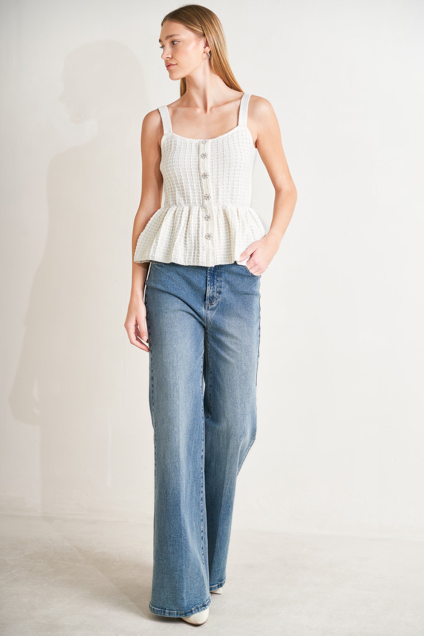 [PREORDER] SUNDAY IN SANTORINI SWEATER KNIT TOP - Flying Tomato - SWEATERS - Freemarket