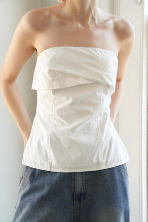 LONGING AND LOVE WOVEN TOP.