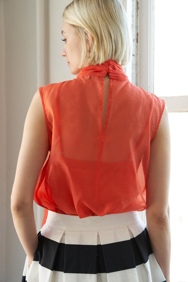 SHINE FOR US ORGANZA TOP.