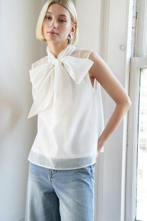 SHINE FOR US ORGANZA TOP.