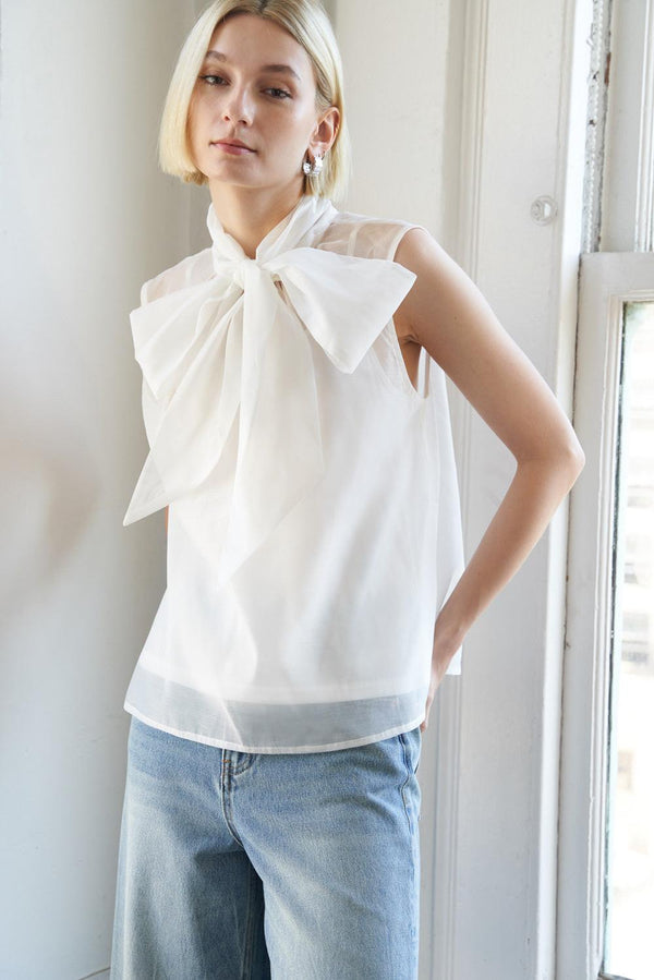 SHINE FOR US ORGANZA TOP.