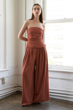 BIRDS SINGING WOVEN TOP.