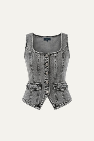STUNNING GLORY DENIM VEST