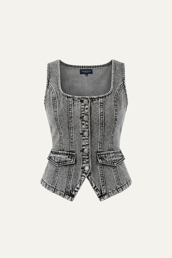 STUNNING GLORY DENIM VEST