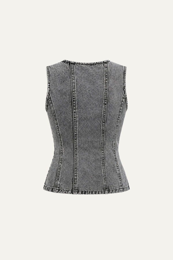 STUNNING GLORY DENIM VEST