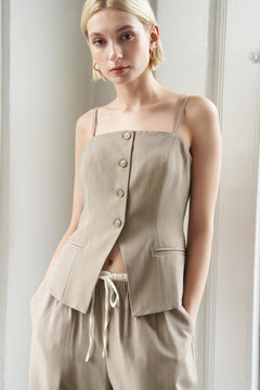 DAY IN THE LIFE WOVEN TOP.
