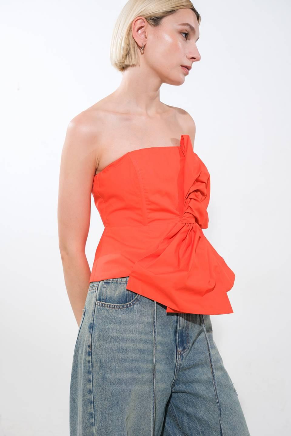 SUNSHINE SELECTION WOVEN TOP.