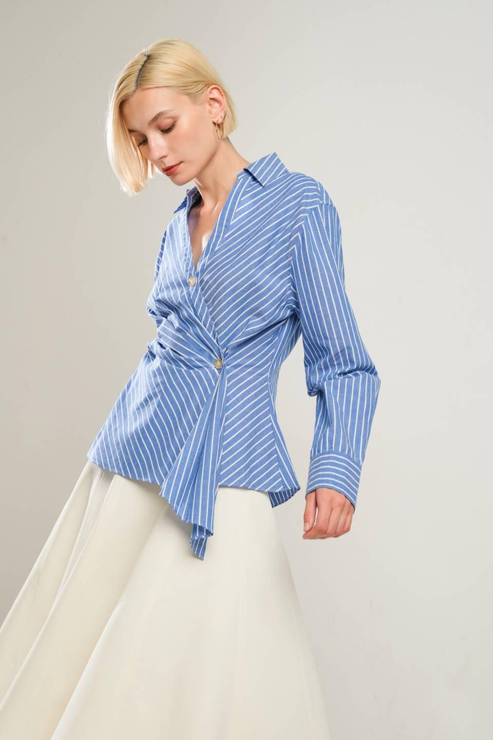 EVERMORE ELEGANCE WOVEN TOP.