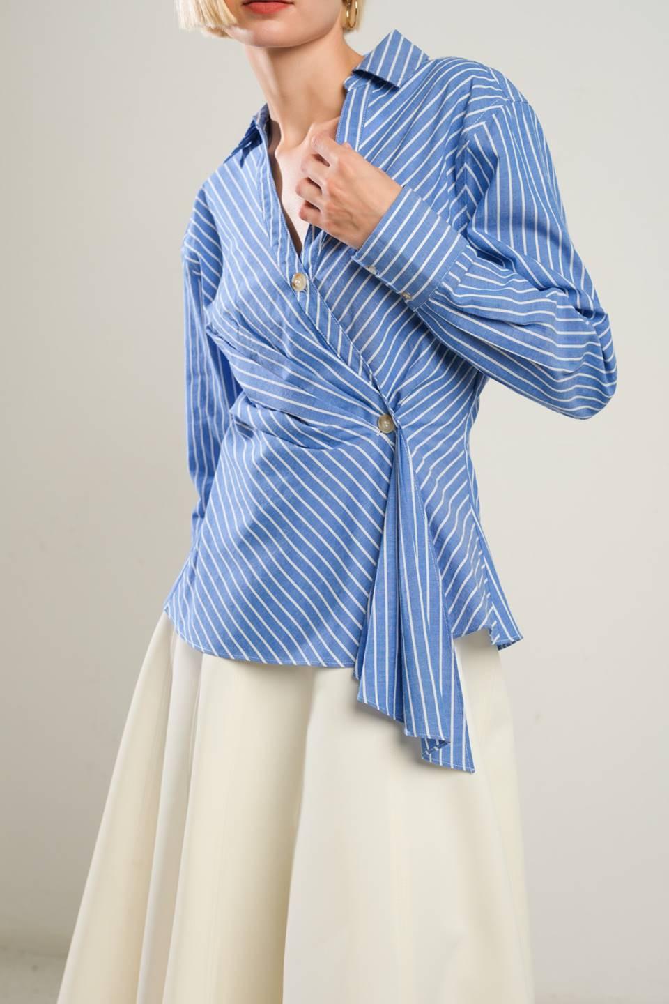 EVERMORE ELEGANCE WOVEN TOP.