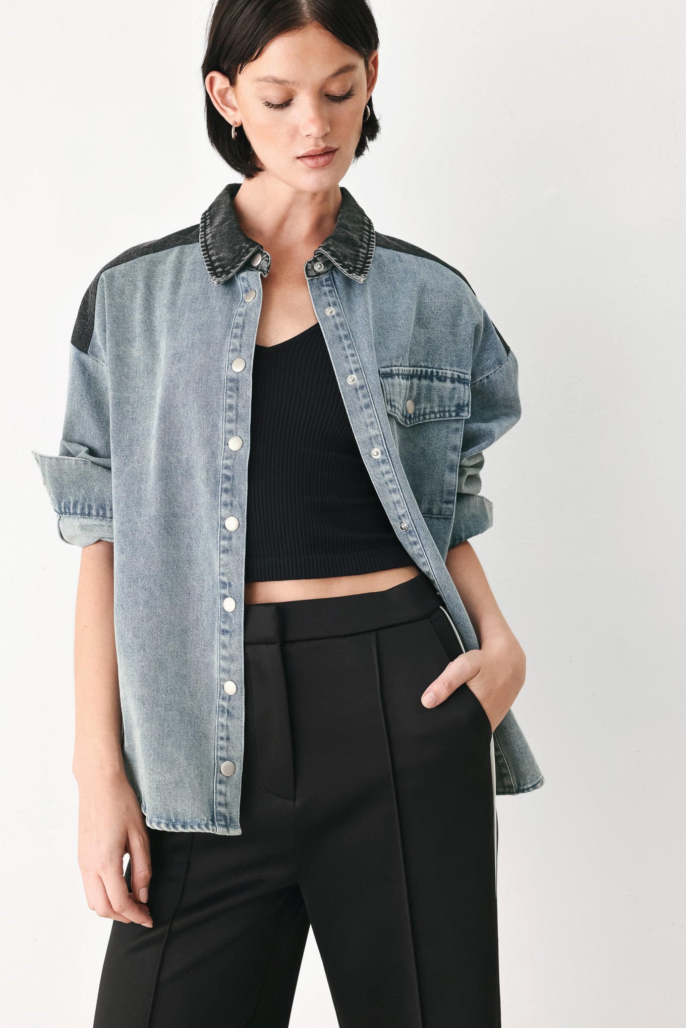 MY LOVE FOR YOU DENIM SHIRT