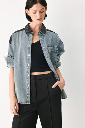 MY LOVE FOR YOU DENIM SHIRT