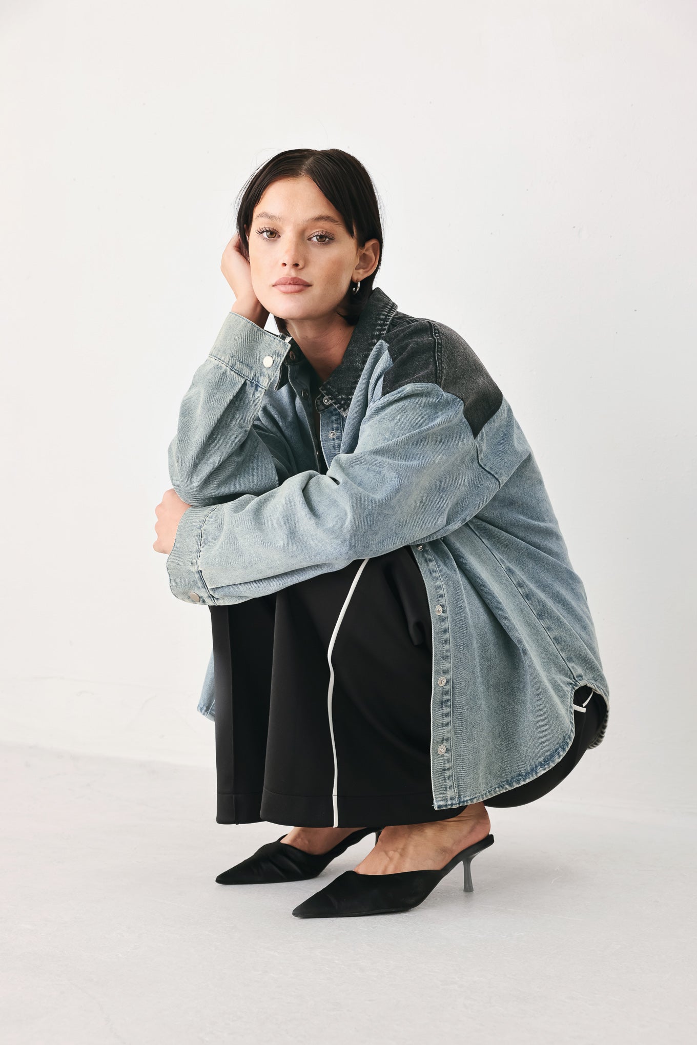 MY LOVE FOR YOU DENIM SHIRT