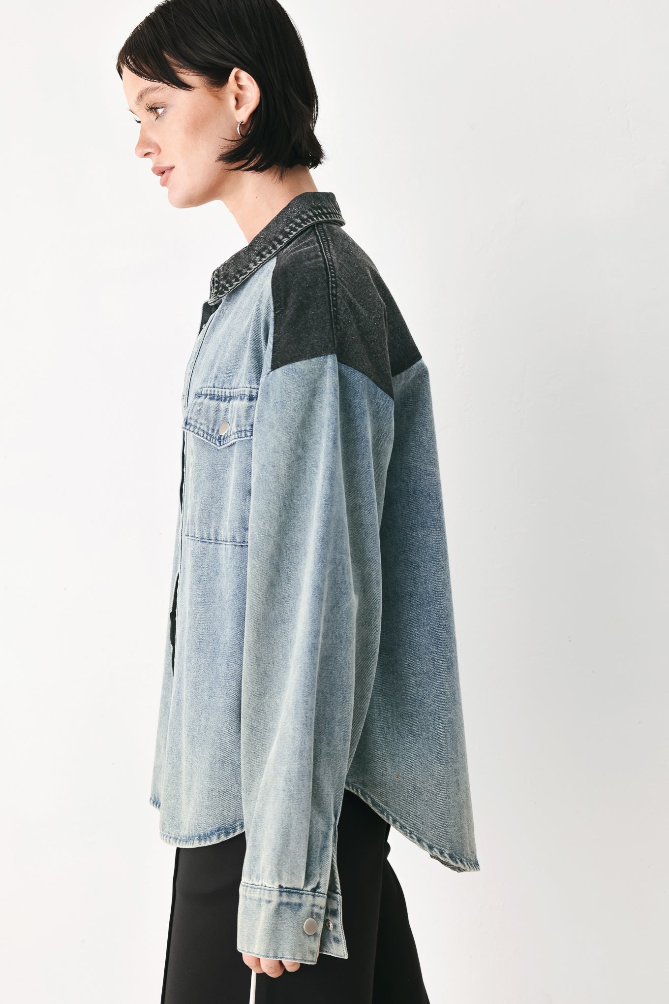 MY LOVE FOR YOU DENIM SHIRT