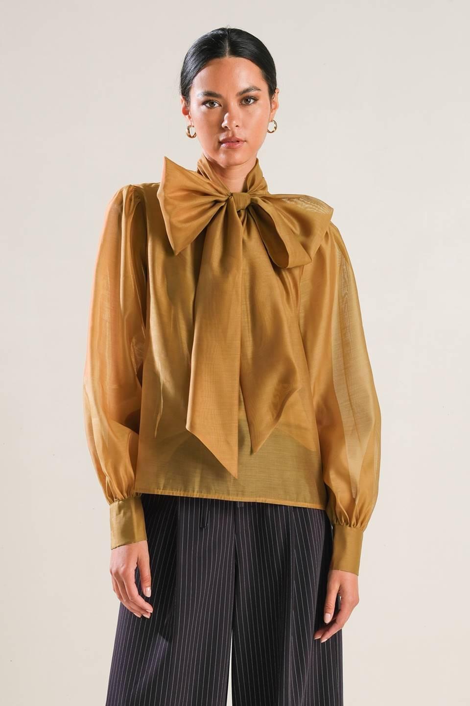 ON THIS DAY ORGANZA TOP.