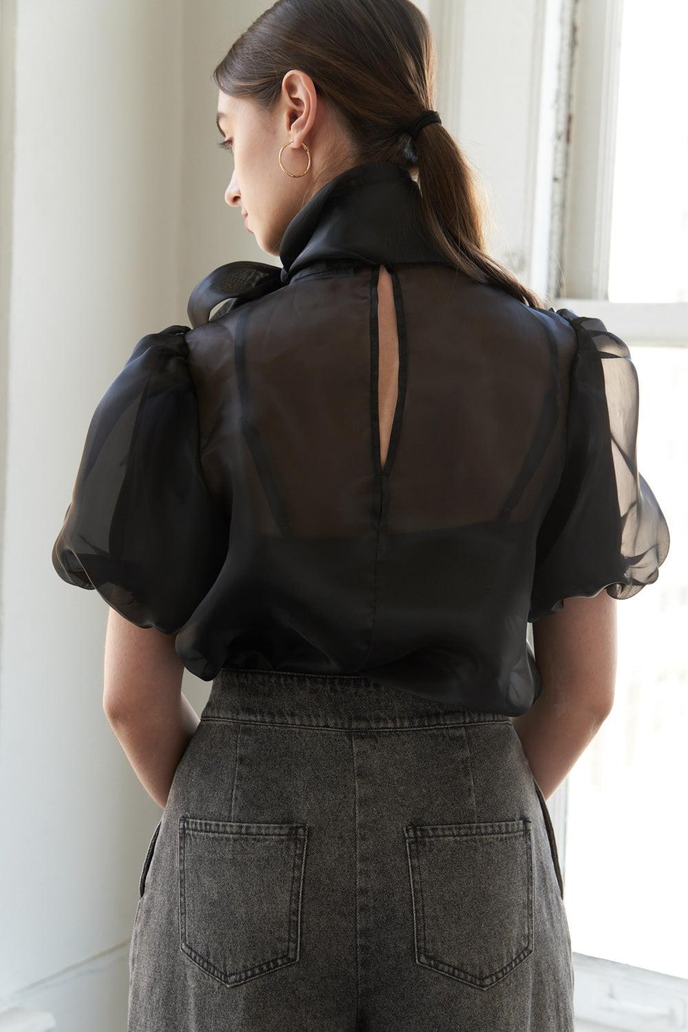 CHARMING BABE WOVEN TOP.