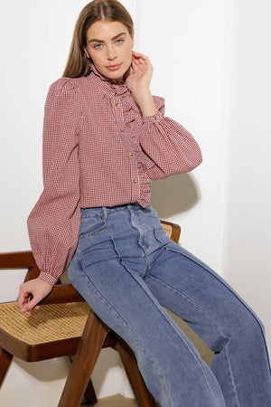 HAVE SOME GRACE WOVEN TOP - Flying Tomato - TOPS - Freemarket