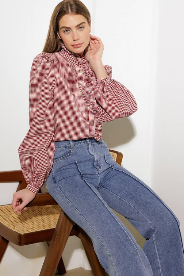 HAVE SOME GRACE WOVEN TOP - Flying Tomato - TOPS - Freemarket