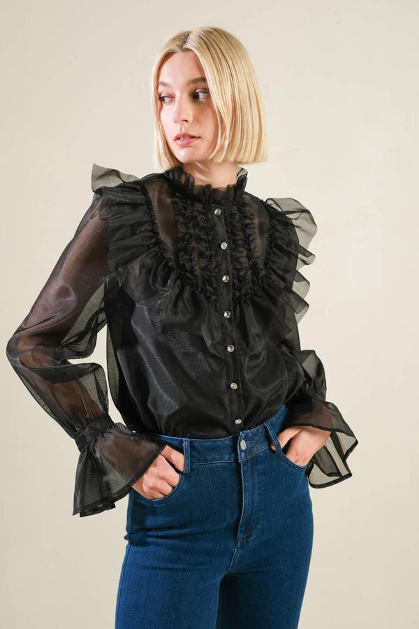 TO MY LOVE WOVEN BLOUSE.