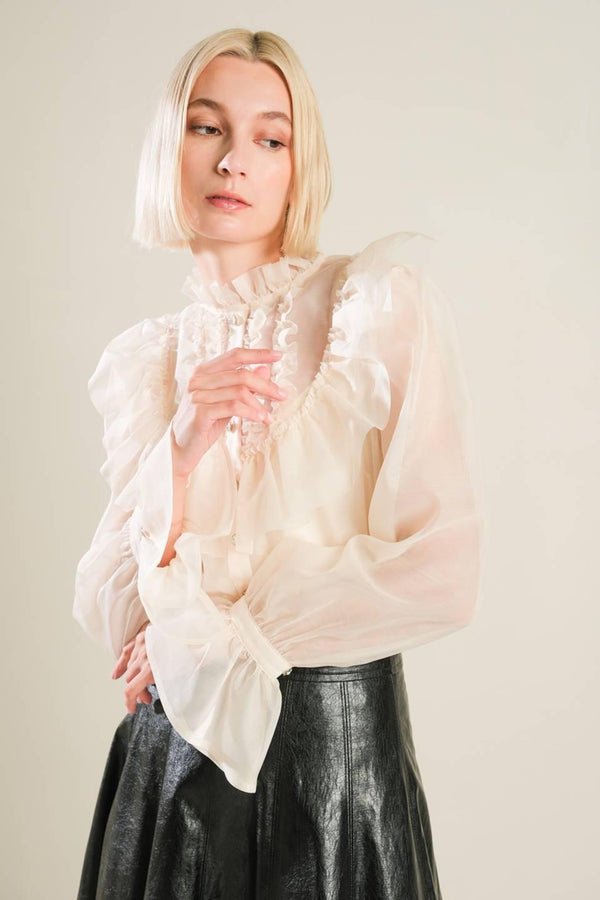 TO MY LOVE WOVEN BLOUSE.
