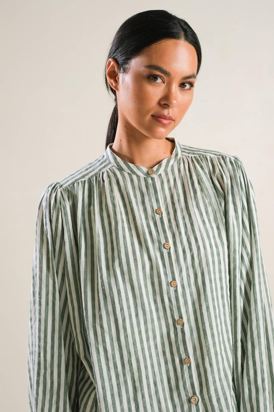 MADE ME REALIZE PEASANT TOP.