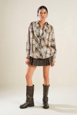 TIMELESS CHARM WOVEN TOP.