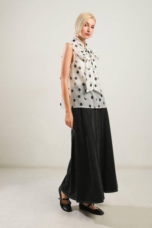 THIS ISN'T GOODBYE WOVEN TOP.
