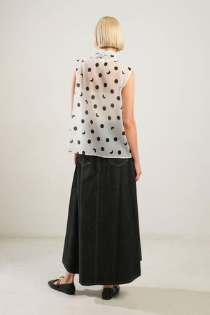 THIS ISN'T GOODBYE WOVEN TOP.