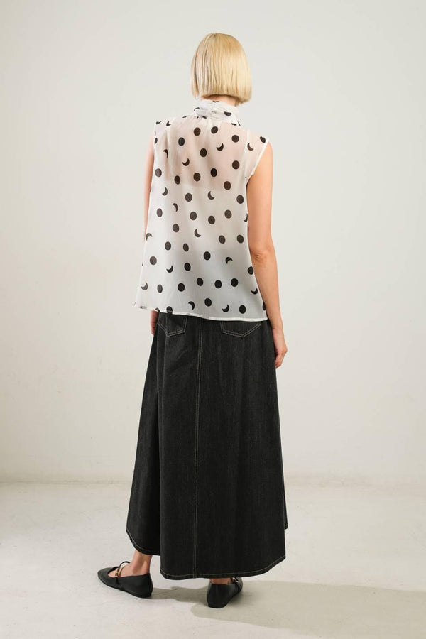 THIS ISN'T GOODBYE WOVEN TOP.
